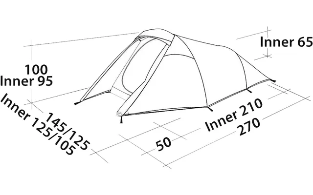 Easy Camp Energy 200 Tunnel Tent 6 Easy Camp Energy 200 Tunnel Tent - Image 4