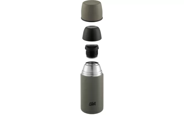 Esbit Classic Stainless Steel Insulated Bottle Olive Green 1 Liter 3 Esbit Classic Stainless Steel Insulated Bottle Olive Green 1 Liter