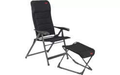 Crespo AP 237 Air Deluxe Recliner Chair Black -Quality Camping Shop 678972 4972826