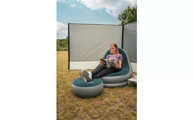 Easy Camp Comfy Lounge Set 2 Pieces Camping Chair With Footrest Inflatable 4 Easy Camp Comfy Lounge Set 2 Pieces Camping Chair With Footrest Inflatable - Image 3