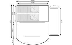 Eurotrail Oak Creek 400 Air Dark Gray / Black