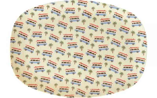 Rice Melamine Plate With Car Decor 3 Rice Melamine Plate With Car Decor