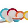 Gimex COL Tableware Set Rainbow 12 Pcs. -Quality Camping Shop 693725 4824491