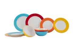 Gimex COL Tableware Set Rainbow 12 Pcs.