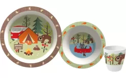 Gimex Children's Tableware Adventure 3 Pieces -Quality Camping Shop 710450 4827284