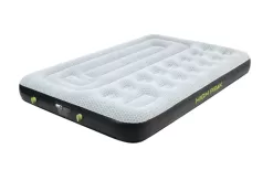 High Peak Multi Comfort Plus Airbed With Two Integrated Pumps 198 X 137 Cm Gray / Green / Black