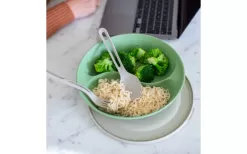 Koziol Connect Separee Menu Plate With Lid 1.5 Liters Nature Leaf Green -Quality Camping Shop 728537 4917062 1