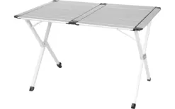 High Peak Olvera Aluminum Camping Table 110 X 72 X 70 Cm Silver