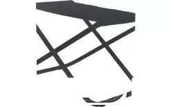 Crespo Side Table AP/290 Black -Quality Camping Shop 729608 4875653