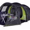 High Peak Paxos 4 Family Tunnel Tent For 4 People Gray / Green -Quality Camping Shop 730349 4904186