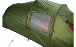 High Peak Falcon 3 LW Lightweight 3 Person Tunnel Tent Aluminum Poles Olive / Red -Quality Camping Shop 733031 4904030