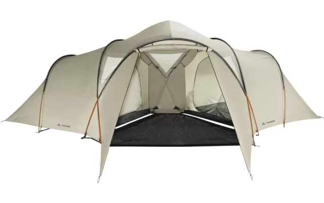 Vaude Badawi Long 6 Person Family Tent Beige / Black 3 Vaude Badawi Long 6 Person Family Tent Beige / Black