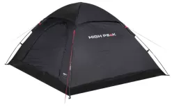 High Peak Monodome XL Freestanding Single Roof Dome Tent 4 People Black