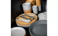 Koziol Rio Cutlery Set 3 Pieces Nature Desert Sand -Quality Camping Shop 733991 4917743