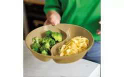 Koziol Connect Separee Menu Plate With Lid 1.5 Liters Nature Leaf Green -Quality Camping Shop 735290 4917047 1