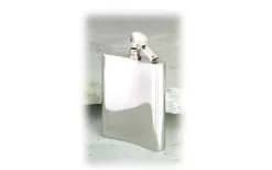 Basic Nature BasicNature Hip Flask Square Polished 120 Ml