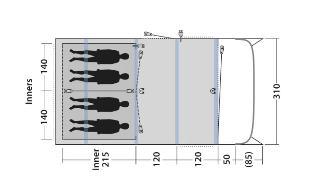 Outwell Avondale 4PA 8 Outwell Avondale 4PA - Image 6