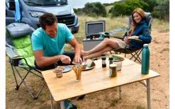 Berger Carry Deluxe Folding Table -Quality Camping Shop 755585 5052956
