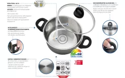 ELO Basic Tourmaline Stainless Steel Frying Pot 16 Cm