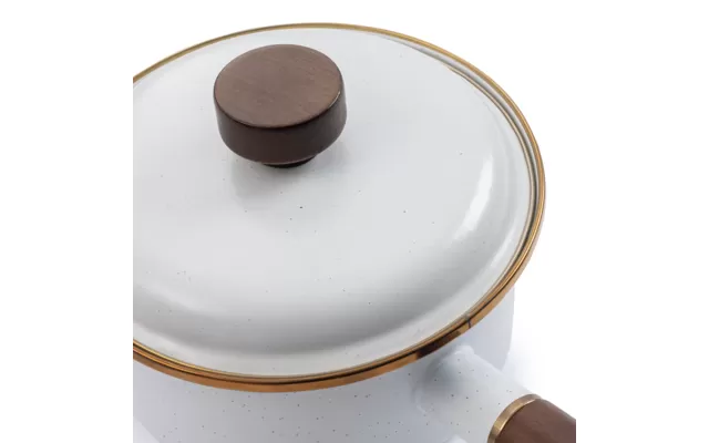 Barebones Saucepan Stone Grey 4 Barebones Saucepan Stone Grey - Image 2