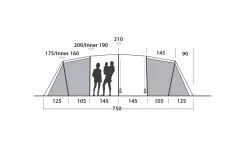 Easy Camp Huntsville Twin 800 Tunnel Tent For 8 People -Quality Camping Shop 782501 5172614