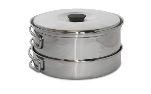 Enders CULINA Camping Pot Set Stainless Steel 3 Enders CULINA Camping Pot Set Stainless Steel